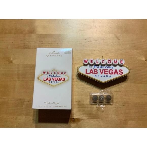 Hallmark Keepsake Ornament Magic Sound Welcome to Fabulous Las Vegas Nevada 2009 - Picture 1 of 3